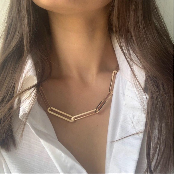 boutique item / unbranded Jewelry - Trendy Gold Link Chain Necklace